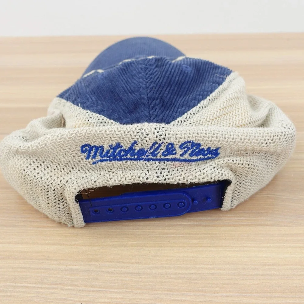 New York Islanders Cap Men Hockey NHL Hat Corduroy Snapback MITCHELL AND NESS